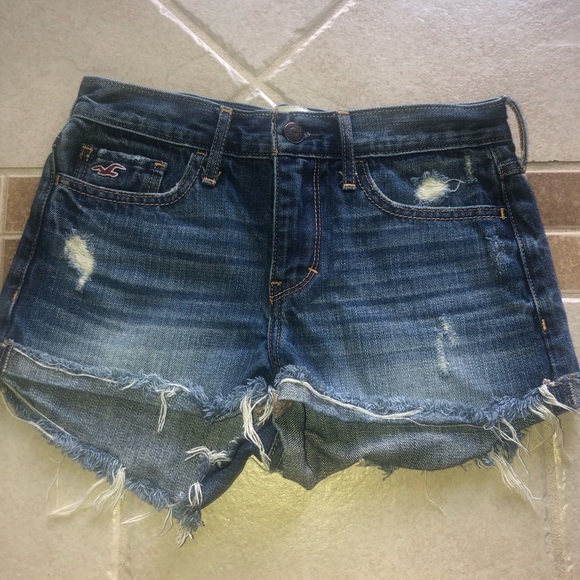 Hollister Pants - Hollister Dark Wash Shorts